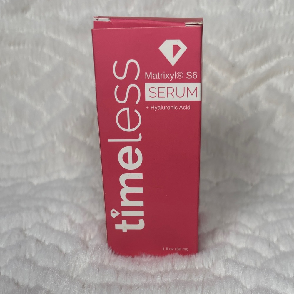 Timeless Moisturizing Facial S6 Serum - Pink Box - 1 Fluid Ounce - Sealed